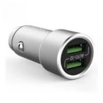 LDNIO Autós USB szivargyújtó töltő, 2xUSB csatlakozóval, Quick Charge 3.0, 5V/3,6A/18W, ezüst