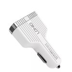 LDNIO Autós USB szivargyújtó töltő, 3xUSB csatlakozóval, Quick Charge 3.0, 5V/7A, fehér