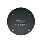 Vezeték nélküli töltő, 10W-os töltő pad, fekete