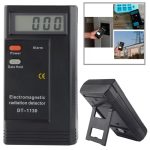 Professzionális Elektromágneses Sugárzásmérő, 0.4 mp válaszidő, digitális LCD kijelző, fekete