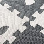 9 db-os, dínós habszivacs puzzle, játszószőnyeg és építőkocka 