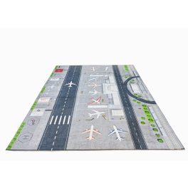 ⬜Gyerek szőnyeg szürke repülő pályás