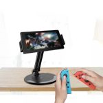 Nintendo Switch-/Tablet-/Okostelefontartó, PG-9158 13-22cm széles, 30cm magas, fekete
