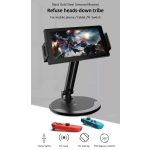 Nintendo Switch-/Tablet-/Okostelefontartó, PG-9158 13-22cm széles, 30cm magas, fekete