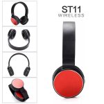 Bluetooth Fejhallgató, beépített mikrofonnal, hívásfogadás/hangerőszabályzó/számváltó, Bluetooth + MicroSD + 3,5mm jack sztereó, Rosegold