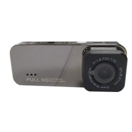   Autós Menetrögzítő Kamera T-701, Full HD, Magyar menüvel, tolató kamerával, szürke