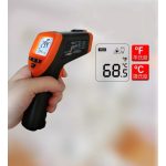 Ipari digitális infravörös hőmérő, érintésmentes hőmérséklet mérés, mérési hőmérséklet -50 °C és 550 °C között