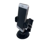 Autós Tapadókorongos Mobiltelefontartó, YF-103, szélvédőre műszerfalra helyezhető, 360°-ban forgatható, fekete