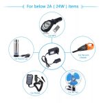 Hálózati Szivargyújtós Átalakító Adapter, AC 230V, DC 12V/2A/24W, szivargyújtóra alakít, fekete