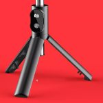 Bluetooth Szelfibot Tripod Funkcióval, 18.5cm-67cm, 10 méter távirányító hatótáv, fekete
