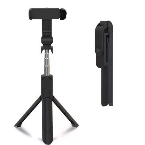 Bluetooth Szelfibot Tripod Funkcióval, 18.5cm-68cm, 10 méter távirányító hatótáv, fekete