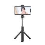 Bluetooth Szelfibot Tripod Funkcióval, 18.5cm-68cm, 10m távirányító hatótáv, fekete