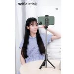 Bluetooth Szelfibot Tripod Funkcióval, 18.5cm-68cm, 10m távirányító hatótáv, fekete