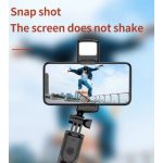 Bluetooth Szelfibot Tripod Funkcióval, vakuval, 18.5cm-71cm, 10 méter távirányító hatótáv, fekete