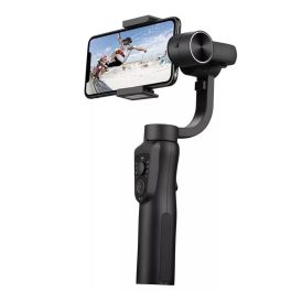   Gimbal S5B Okostelefon Képstabilizátor, 3 tengelyes, automatikus arckövetés, Bluetooth v5.0, újratölthető akkumulátor, fekete