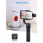 Gimbal S5B Okostelefon Képstabilizátor, 3 tengelyes, automatikus arckövetés, Bluetooth v5.0, újratölthető akkumulátor, fekete