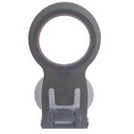 Asztali Okostelefon Tartó, alumínium, MagSafe töltő tartóval, 180°-ban dönthető, szürke
