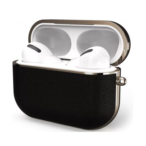AirPods Pro Védőtok + Kulcstartó karika, fekete