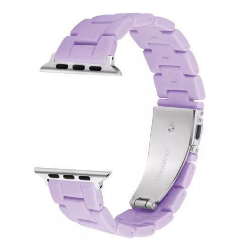 Apple Watch óraszíj, kompatibilis 42/44/45mm kijelzőjű okosórákkal, lila