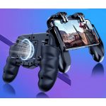 PUBG kontroller H9 joystick, beépített hűtőventilátor, iPhone és Android telefonokhoz, fekete