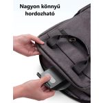 Asztali mobiltelefon és tablet állvány, alumínium, 360°-ban forgatható, összecsukható, szürke