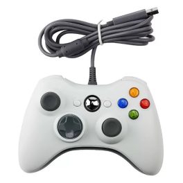   USB Gamepad, PC/PS3 kompatibilis gaming kontroller, vezetékes, fehér