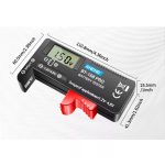 ANENG Digitális Elemteszter, LCD kijelző, akkumulátorszint mérő, 1,2V-tól 9V, fekete