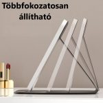 Professzionális LED-es Kozmetikai Tükör, sminkhez, állítható fényerő, összecsukható, érintős szenzor, újratölthető akkumulátor, pink