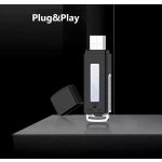 SPT Digitális USB Hangrögzítő, U03, diktafon, zajcsökkentés, 8GB, USB 2.0, Pen Drive funkció, fekete