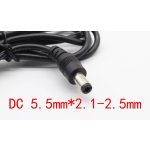 Hálózati Adapter 9V/2A, tápegység, Ø5.5/2.5mm csatlakozó, 0.9m, fekete