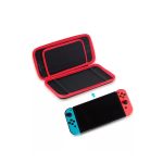 Játékkonzol Hordozó Táska, Nintendo Switch/Lite és memóriakártyák tárolásához, fekete-piros
