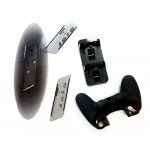 PS4 Pro/Slim Gamer Kit, TP4-1751 készlet: PS4 állvány, dupla töltőállomás, szilikon gamepad tok, füllhallgató, fekete