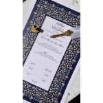 KHAT Vintage tollkészlet, tintatartó és toll tartóval, 5db fém toll hegy, fehér/arany színű