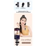 Csiptetős Dual Vezeték Nélküli Mikrofon, Okostelefonhoz, Omnidirekcionális, Wireless, USB-C/Lightning csatlakozó, fekete