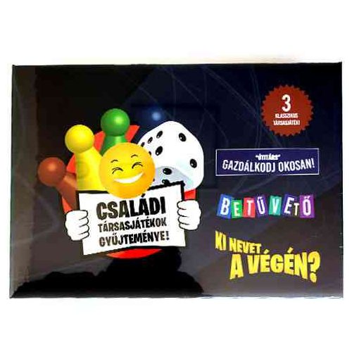 Családi társasjátékok gyűjtemènye - 3in1