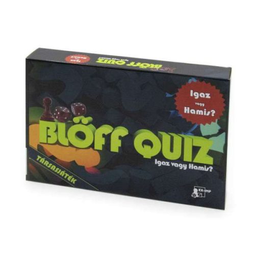 Blöff quiz társasjáték, klasszikus igaz vagy hamis tàrsasjatèk