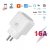 Matter® Intelligens konnektor, Tuya alkalmazással, 16A, WiFi, Fogyasztásmérős, kompatibilis Alexa/Google-Assistant, fehér