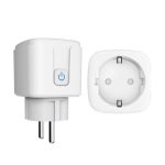 Matter® Intelligens konnektor, Tuya alkalmazással, 16A, WiFi, Fogyasztásmérős, kompatibilis Alexa/Google-Assistant, fehér