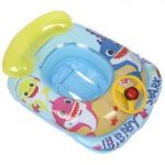 Felfújható beülõs úszógumi,baby shark mintàval ,rózsaszín 