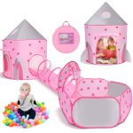 Játszósátor alagúttal gyerekeknek