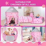 Játszósátor alagúttal gyerekeknek