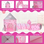 Játszósátor alagúttal gyerekeknek