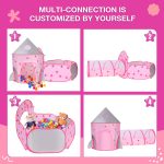 Játszósátor alagúttal gyerekeknek