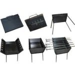 Összerakható Vas Grillbőrönd,Grillsütõ BBQ,Saslik Sütő :)