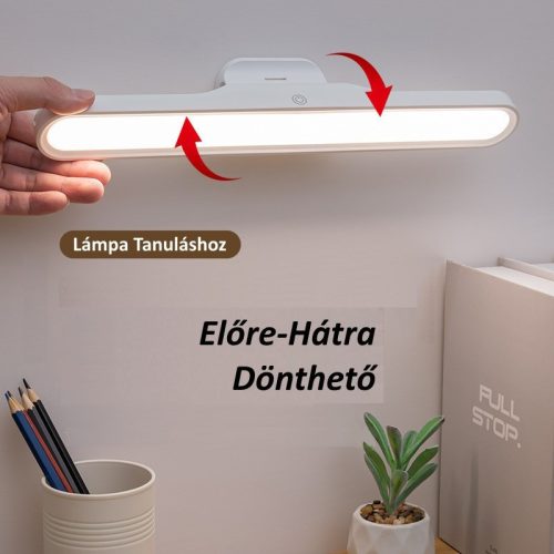 Univerzális LED Lámpa, szekrény vagy könyvespolc világítás, akkumulátoros, érintésre állitható fényerősség és színhőmérséklet, fehér