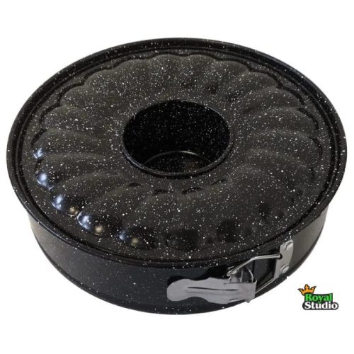 Tortaforma gránit bevonat kör alakú csatos 26x6,8cm 