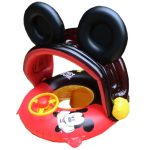 MICKEY  FELFÚJHATÓ BEÜLŐS, BABA, GYEREK ÚSZÓGUMI , LEVEHETŐ ,LEHAJTHATÓ TETŐVEL 