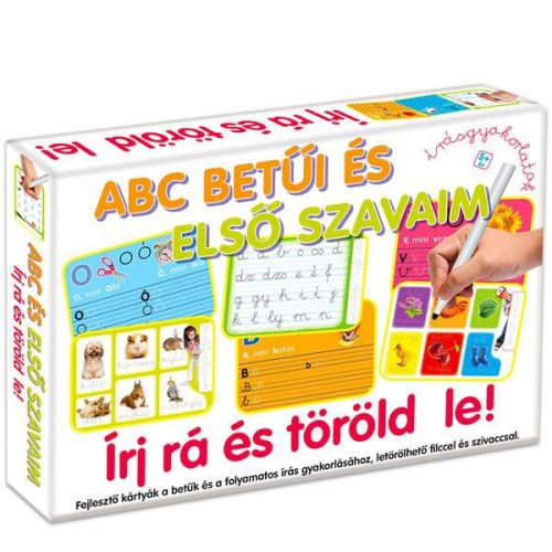 ABC betűi és első szavaim! Írj rá és töröld le!