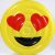 Úszógumi Emoji mintás (mosoly, szív, napszemcsi) 150cmx30cm