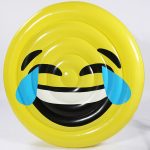 Úszógumi Emoji mintás (mosoly, szív, napszemcsi) 150cmx30cm